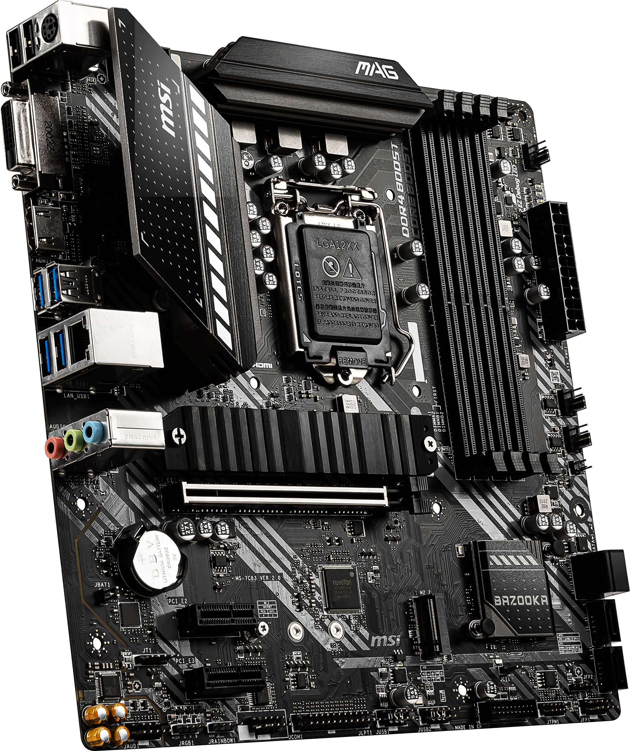 Amazon | MSI MAG B460M BAZOOKA マザーボード MicroATX [Intel